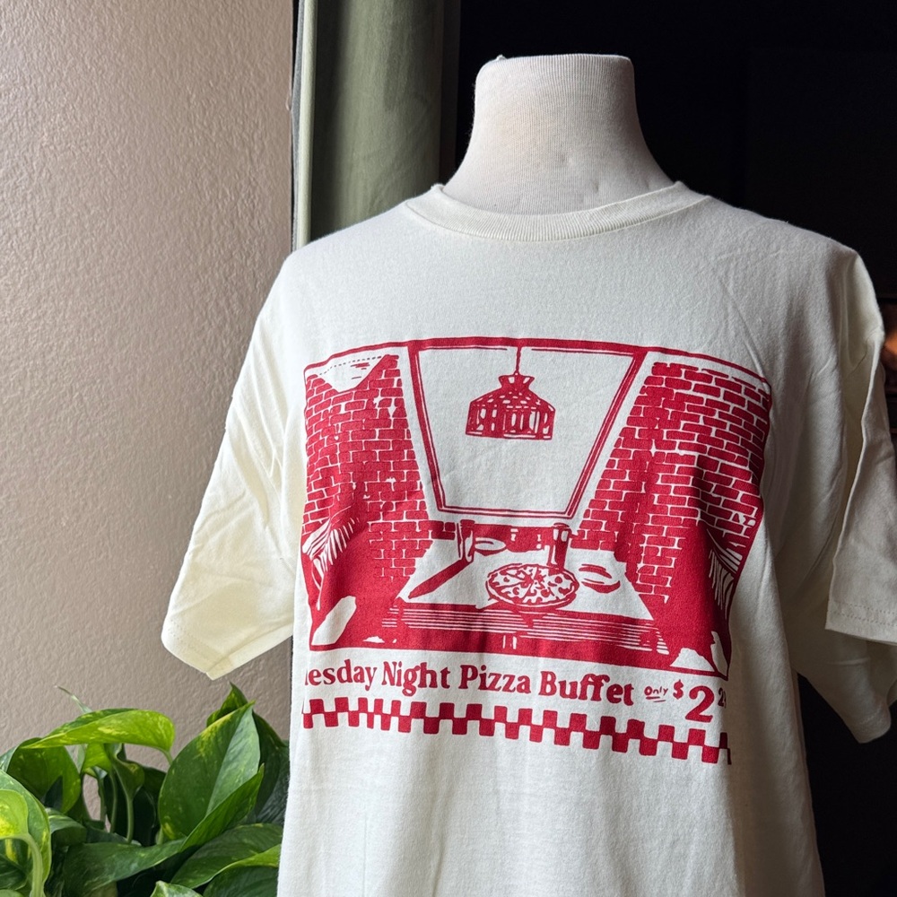 SAMPLE: Parker Goods Pizza Hit Retro Screen Printed Tee